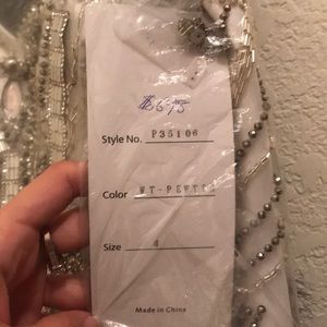 Evening bridal downs